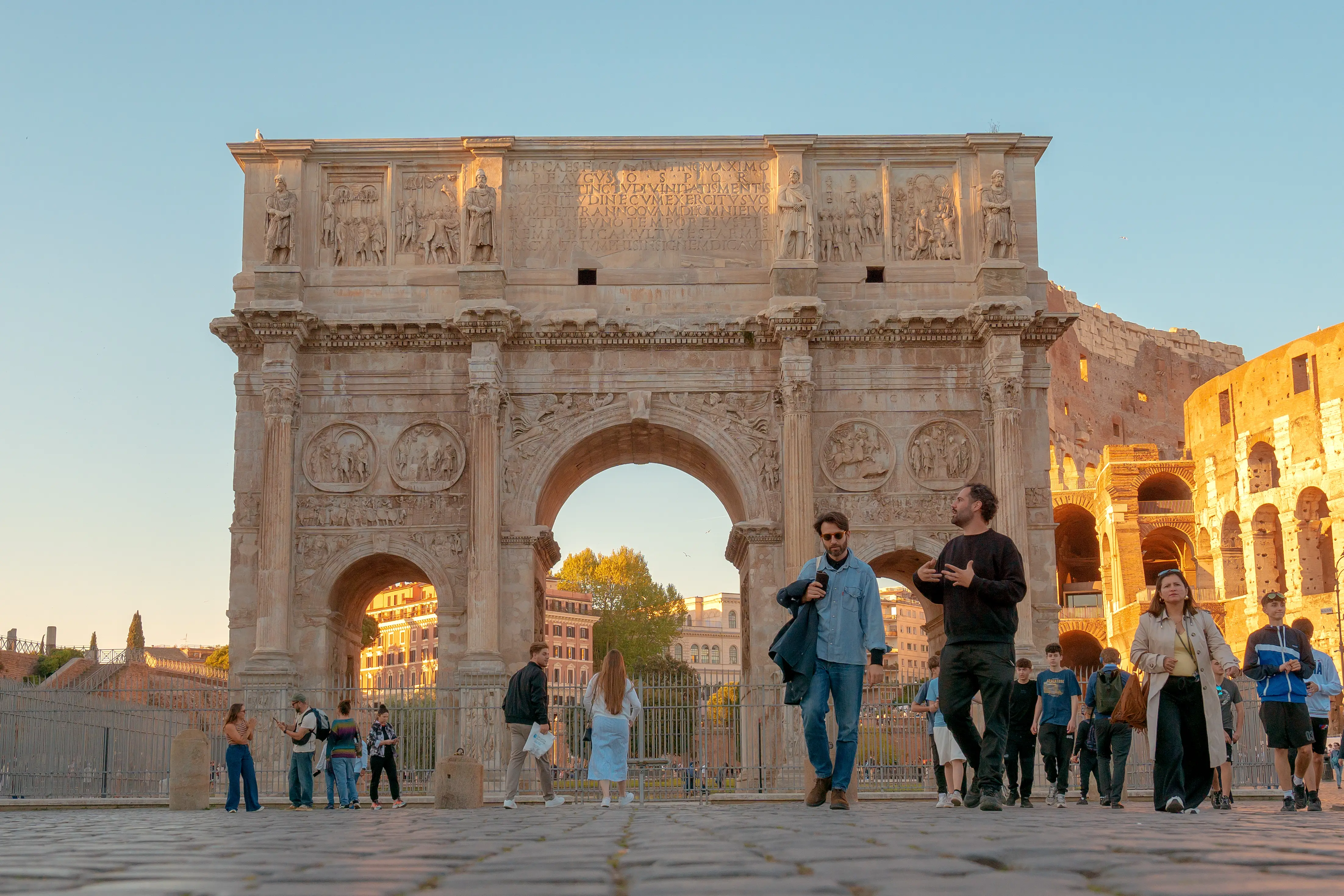 Rome at night on our twilight walking tour